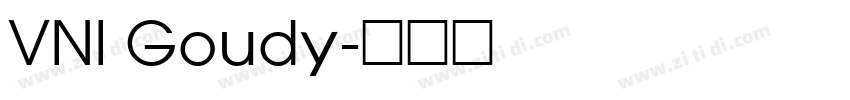 VNI Goudy字体转换